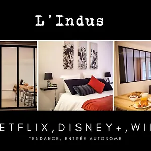 L'indus 3 Etoiles Wifi, Netflix, Disney, Coeur De Bastide , Villefranche-de-Rouergue France